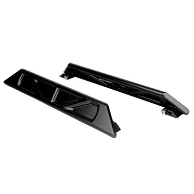 BEAXTURBO Racing Upgrade Parts CNC Aluminum7075 Side Protect Plate for Traxxas XRT & X-MAXX 1/5 (Black)