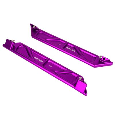 BEAXTURBO Racing Upgrade Parts CNC Aluminum7075 Side Protect Plate for Traxxas XRT & X-MAXX 1/5 (Purple)