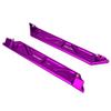 BEAXTURBO Racing Upgrade Parts CNC Aluminum7075 Side Protect Plate for Traxxas XRT & X-MAXX 1/5 (Purple) view 1
