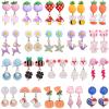 20 Pairs Clip on Earrings -Cute Clip Earrings Hypoallergenic,Dress-Up AccessorieStyle B view 1