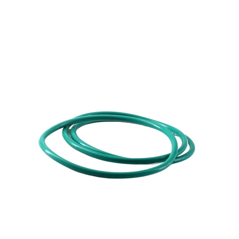 ZLHBQS Gearway Fluorine Rubber Gasket 2.4mm CS Green FKM O Ring Seal Washer 6/7/7.5/820/21/22 OD O Ring Sealing(14x9.2x2.4mm)