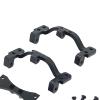 Bracket Set for Axle Up Servo on WPL C14 / C24 Models, Black view 3