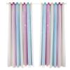 Yosoo Hollow Out Star Pattern Curtain, Modern Chameleon Curtain for Girls Children and Infants Dreamlike Starry Sky Design Transparent Fabric for Ventilation (134cm * 160cm) view 1