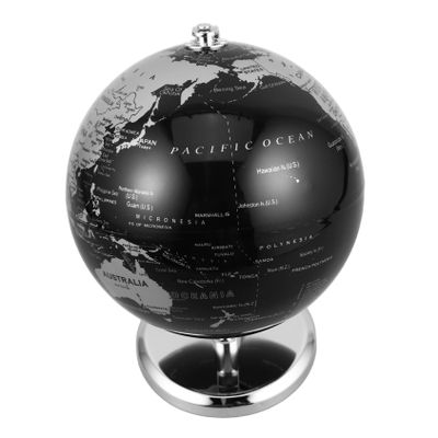 CIYODO Elegant Antique Globe European Luxury Rotating Desk Decoration for Home Office Decorative World Globe Finish for Sophisticated Interior Decor