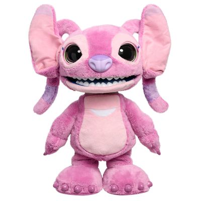 Disney Stitch Ultimate Angel Interactive 17" Plush Toy, 100+ Sounds & Reactions, Moves Like a Real-Life Angel, Toy for Fans, Girls, Boys, Kids 3 and Up by Just Play