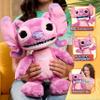 Disney Stitch Ultimate Angel Interactive 17" Plush Toy, 100+ Sounds & Reactions, Moves Like a Real-Life Angel, Toy for Fans, Girls, Boys, Kids 3 and Up by Just Play view 3