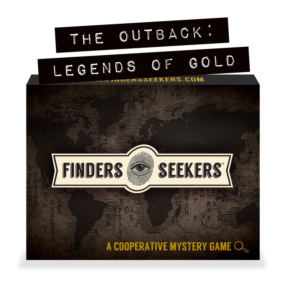 Finders Seekers Mystery Game | The Outback: Legends of Gold  Be a Detective and Investigate an Unsolved Case, Escape Room Style Puzzles, for Date Night, Game Night or Solo.