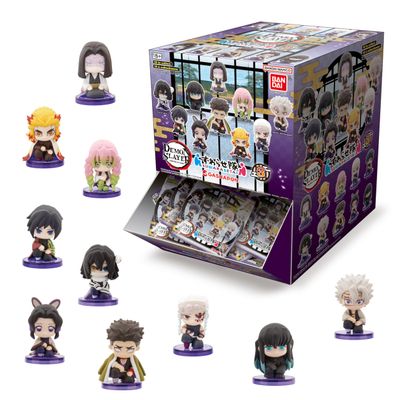 Bandai Namco - Demon Slayer: Kimetsu no Yaiba - Suwarase-tai Sitting Mini Figures Series 3, Gashapon Blind Pack Figure