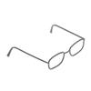 1/6 Scale Action Figure Components Glasses 2.3x2.3cm - Black view 1