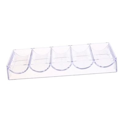 BESTonZON 1pc Poker Chips Organizer Case Acrylic Storage for Poker Chips Item Storage Compact Design for Easy Organization and