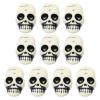 10Pieces Halloween Skull Heads Scary Prank Props Terrifying Skull Skeleton Ornament for Roombreak view 1