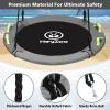 48 inch Tree Swing, Larger Saucer Flying Swing for Whole Family, 900lbs Weight Capacity, with Adjustable Hanging Straps, for Outdoor Playground, Gray view 3