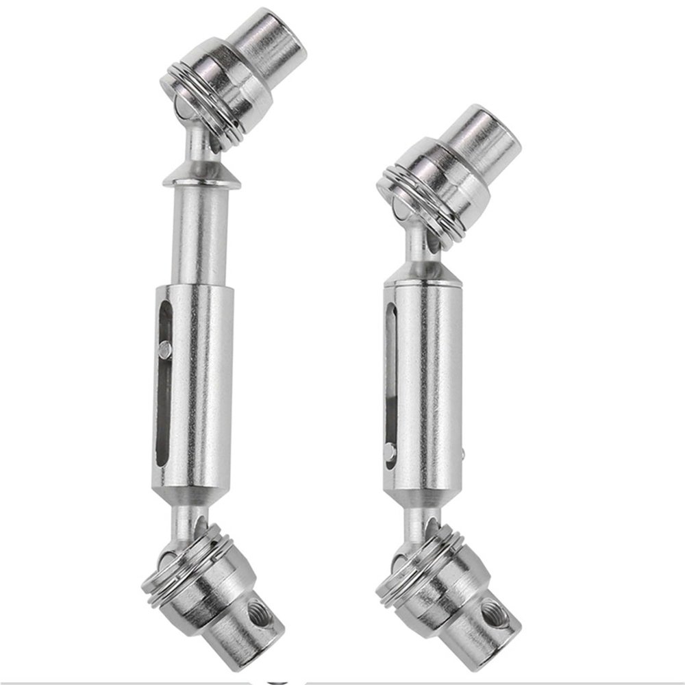 RC Upgrade Accessories for WPL for D12 C24 C34 B14 B24 B16 B36 for MN for D90 for MN99S for HengLong RC Car Parts Accessories Upgrade Metal CVD Drive Shaft(Silver)