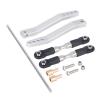 Compatible with Axial for Yeti VS4-10 for LCG for Vanquish 1/10 RC Crawler Upgrade Part Aluminum Anti-Tilt Link Rod RC Tie Link Rods(Silver) view 1