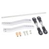 Compatible with Axial for Yeti VS4-10 for LCG for Vanquish 1/10 RC Crawler Upgrade Part Aluminum Anti-Tilt Link Rod RC Tie Link Rods(Silver) view 2