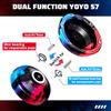 7YO S7 Responsive Yoyo for Kids 8-12, Dual Purpose Yo Yo Professional Yoyos with Case, Bearing Tools, 10 Strings - Black Blue Red view 4