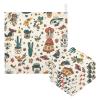 Flradish Baby Washcloths 5 Pack Pure Cotton Highly Absorbent and Soft Mexican Style Baby Towels Reusable Face Cloths Set - 12 x 12 Inches view 1