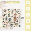 Flradish Baby Washcloths 5 Pack Pure Cotton Highly Absorbent and Soft Mexican Style Baby Towels Reusable Face Cloths Set - 12 x 12 Inches view 4