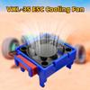 VXL-3s ESC Cooling Fan and Motor Cooling Fan Dual Fan Set Compatible with 1/10 Traxxas Slash 44 VXL Rustler 4X4 Stampede 4X4 Hoss 44 Velineon VXL-3s Heat Sink,Silvery view 3