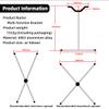 Airplane Display Stand 1065135cm Multi-Function Bracket for RC Model (Gold) view 4