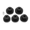 SG Store 5Pcs Mod 1 M1 Pinion Gear 5mm Bore Hardened Steel Motor Gear 18T 19T 20T 21T 22T with 5mm to 3.175mm Shaft Coupler for Rc Car Brushed Brushless Motor view 1