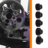 SG Store 5Pcs Mod 1 M1 Pinion Gear 5mm Bore Hardened Steel Motor Gear 18T 19T 20T 21T 22T with 5mm to 3.175mm Shaft Coupler for Rc Car Brushed Brushless Motor view 3