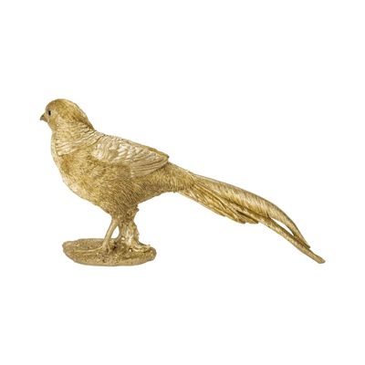 (Woobia) Ovia Kinkay Gold 19.4 x 5.3 x 10.4 inches (49.2 x 13.5 x 26.5 cm) Doll Figurine Figurine Animal Garden Decoration Bird H14158-12
