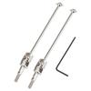 2pcs CVD Joint Dogbone Transmission Drive Shaft 102015 106015 108015 for 1/10 HSP 94101 94102 94123(Silver 106015 109mm) view 1
