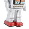Wind Up Vintage Robot, Metal Tin Drumming Robot, Retro Classic Clockwork Spring for Collection, Xmas, Gifts, Party, Birthday, Festival (Silver) view 4