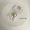 8pcs/Set 1:6 Scale Dollhouse Miniature mini Simulation Tableware Knife Fork Spoon,Dinner Set Model,bjdob11blythegsc Kitchen Accessories (Blue) view 3