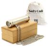 Brass Kaleidoscope with Wooden Box | Handcrafted Vintage Kaleidoscope with Optical Glass Lens & Wooden Storage Box  Collectible Gift for Kids & Adults Last Minute (Vintage/Brass, Small) view 1