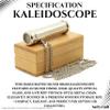 Brass Kaleidoscope with Wooden Box | Handcrafted Vintage Kaleidoscope with Optical Glass Lens & Wooden Storage Box  Collectible Gift for Kids & Adults Last Minute (Vintage/Brass, Small) view 4