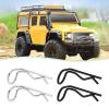 ECSiNG 60pcs 90-Degree Angle Body Clips Bent Spring Pins 1.2mm Rod for 1/10 and Some 1/12 Scale Model Car Crawler Truck Black and Silver 30pcs Each view 2