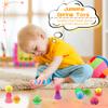 Cagemoga 48 Pcs Jumping Popper Spring Toys Colorful Jumping Spring Launcher Bouncy Toys for Birthday Party Favors Classroom Reward Easter Goodie Bag Stuffers, Random Color view 3