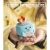 7 PCS Emotional Support Dumpster Fire CrochetKnitted Dumpster Fire Ornament Toy, Cute Stocking Stuffers for Friend, Dumpster fire Desk Accessories view 4