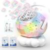 Rechargeable Bubble Machine, Bubble Maker for Kids with Colorful LED Light, Make Large Bubbles, 600mL Capacity - Outdoor Party Birthday Halloween Toys Gifts for Toddlers Ages 3+ Boys Girls view 1