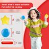 Dekeyoo Star Ball Pit Balls Pack of 100 - BPA Free, Crush Proof Plastic Balls for Ball Pit, Tent, Playhouse, 2.15 Inch Star Mocha Tricolor view 3