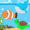3 Pcs Fidget Toys for Kids,Push Bubble Bulk Sea Animals Sensory Toy Sets Fish Turtle Whale Stress Relief Figettes Classroom Prizes,Travel Stuffers Birthday Gifts for Toddler Teen Boys Girls Adults view 1