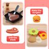 CUTE STONE BBQ for Kids, Toddler Grill Playset with Sound, Lights & Cool Mist Spray, Kids BBQ Grill Set with Utensils & Food, Play Grill Outdoor Cooking Toy, Childrens BBQ for Boys & Girls Ages 3+ view 3