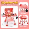 CUTE STONE BBQ for Kids, Toddler Grill Playset with Sound, Lights & Cool Mist Spray, Kids BBQ Grill Set with Utensils & Food, Play Grill Outdoor Cooking Toy, Childrens BBQ for Boys & Girls Ages 3+ view 4