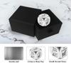 UNICRAFTALE Retirement Activity Dice 1 Set Stainless Steel Activity Decision Dice Retirement Gifts Coworker Colleague Employee Appreciation Gifts for Men Women Birthday view 3