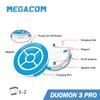 Megacom DuoMon3 Pro 1P/2P Auto Catcher, Wireless Rechargeable Pocket Auto Catcher with APP Adjustable Lights, Vibration, Sound and One Touch Reconnect - Black (Pro Version) view 3
