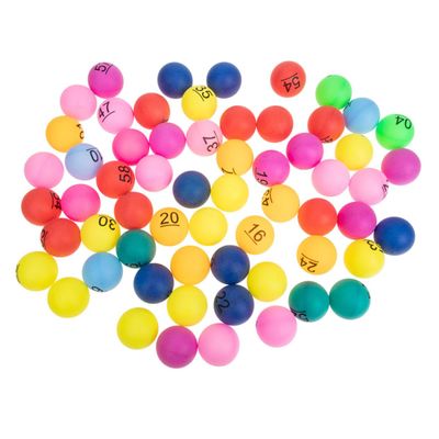 BRIGHTFUFU 80pcs Multicolored Plastic Raffle for Bingo Lottery and Fun Events Fair Draw Cheatproof Design and Vibrant Colors