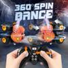 BEZGAR Monster Truck Toys - Remote Control Monster Truck with Spray, Light, Music, Dinosaur Toys for Kids, 1:20 Scale RC Truck with 360 Spins and Drifting, Remote Control Car for Boys 4-7 Orange view 4
