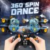 BEZGAR Monster Truck Toys - Remote Control Monster Truck with Spray, Light, Music, Dinosaur Toys for Kids, 1:20 Scale RC Truck with 360 Spins and Drifting, Remote Control Car for Boys 4-7 Gray view 4