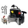 Ecoyin 30.5CC 4 Bolt 2-Stroke Engine Rc Car Replacement Parts for 1/5 Scale Hpi Rovan Km Baja Losi 5ive-T DBXL FG MCD HSP (Red) view 2