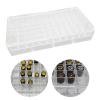 1/64 Model Car Wheel Storage Box Organizer Compact Gift Idea Acrylic Display Case Dustproof for Collectors Kids Adults Boys, 36 grid view 2