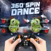 BEZGAR Monster Truck Toys - Remote Control Monster Truck with Spray, Light, Music, Dinosaur Toys for Kids, 1:20 Scale RC Truck with 360 Spins and Drifting, Remote Control Car for Boys 4-7 Camo Green view 4
