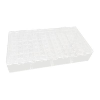 1/64 Model Car Wheel Storage Box Organizer Compact Gift Idea Acrylic Display Case Dustproof for Collectors Kids Adults Boys, 42 grid