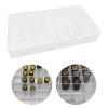 1/64 Model Car Wheel Storage Box Organizer Compact Gift Idea Acrylic Display Case Dustproof for Collectors Kids Adults Boys, 42 grid view 3